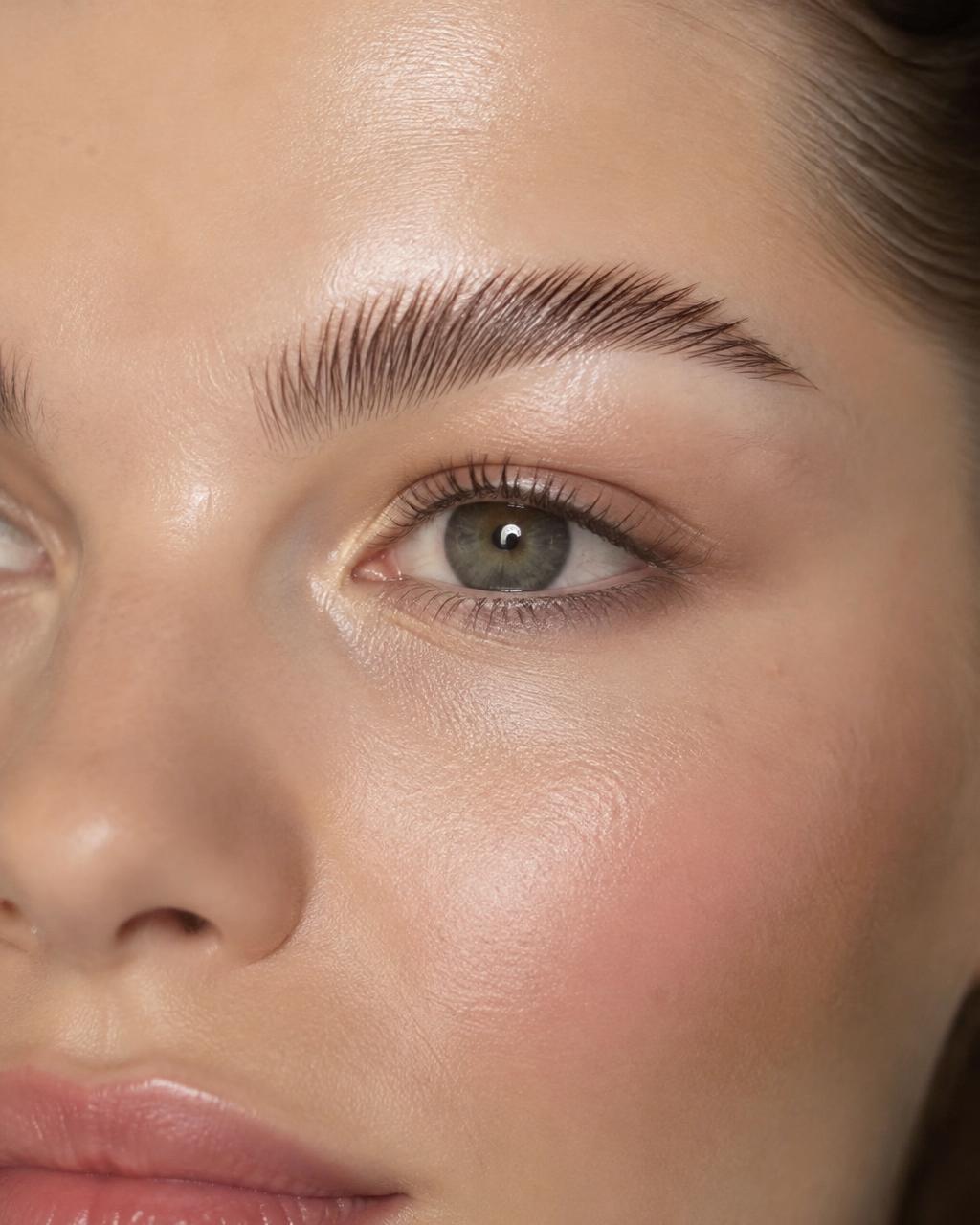 Brow Lamination treatment at AURA Beauty Studio